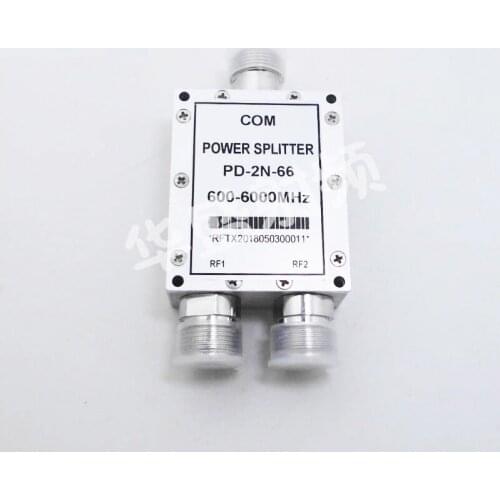 N-type 2.4G / 5.8G 2G-6GN microstrip one-point two-way power divider, N-K connector RF two-way power divider