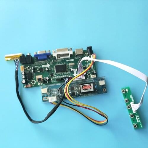 Kit for LM190E08 TL Controller Board HDMI+DVI+VGA LCD Audio driver DIY 30pin 1280X1024 panel moitor 2 lamps 19"