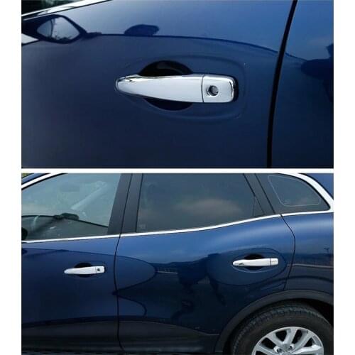 ABS Chrome Door Handle Cover Trim Exterior Door Handle Protector For 2015 2016 Nissan Qashqai J11 Auto Styling Accessories
