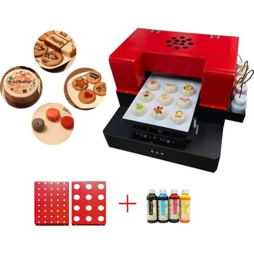 A4 Food printer Edible sugar Paper With Edible Ink Fondant Macarons Cookie Chocolate Beans Moon Cake Jelly Bread