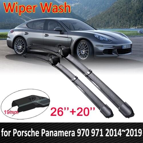 For Porsche Panamera 970 971 2014~2019 2015 2016 2017 2018 Car Wiper Blades Front Windscreen Windshield Wipers Car Accessories