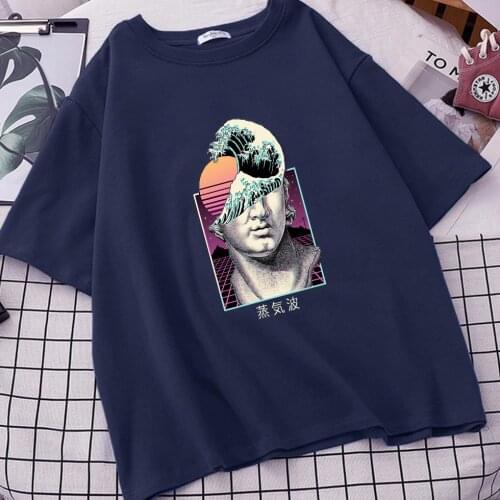 Oversized Tops Women Hip Hop Fashion Chic Female Short Sleeve Tee Harajuku Swag T-shirt Vaporwave David Vintage Streetwear
