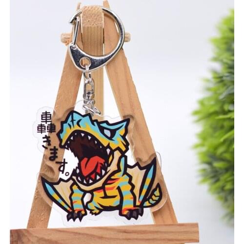 WL0879 Chibi Keychain Acrylic Cartoon Keyring Accessories