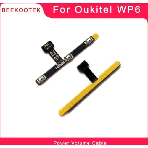BEEKOOTEK For Oukitel WP6 Power Volume Cable New Replacement Parts For Oukitel WP6 Phone Accessories