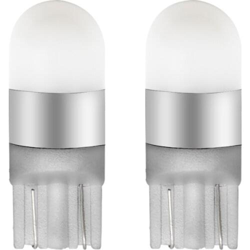 2pcs W5W 3030 SMD Car T10 LED 194 168 Wedge Replacement Reverse Instrument Panel Lamp White Bulbs for Clearance Lights 12V 0.01