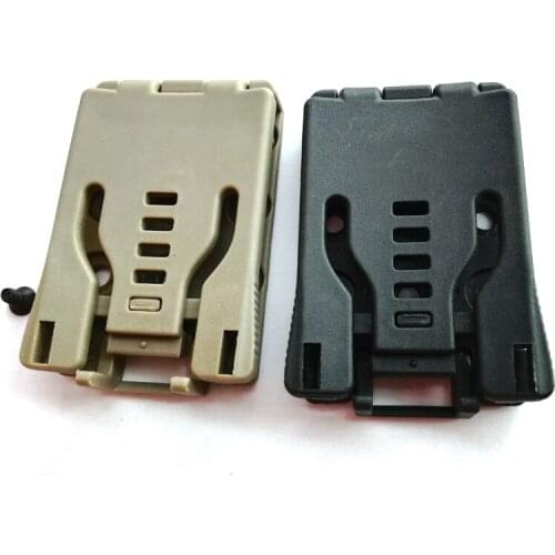 5pcs/ lot Excellence quality 76mm*52mm*16mm Black Holsters Knife tools clips with screws DIY Kydex Holster