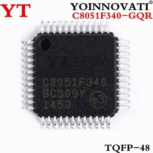 50pcs/lot C8051F340-GQR C8051F340-GQ C8051F340 TQFP48 Best quality