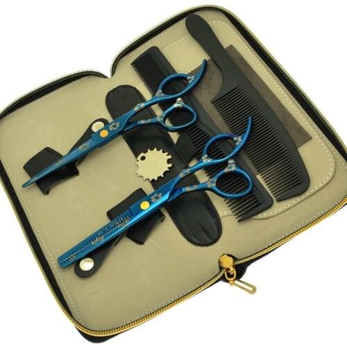 6.0" Smith Chu Japan 440c Steel Hair Scissors Professional Barbers Cutting Shear Salon Hairdressers Thinning Clipper A0091C