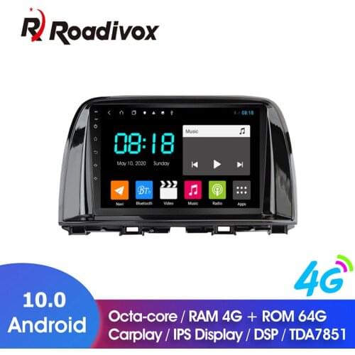 9" Android 10.0 RAM 4G ROM 64G For Mazda CX-5 2013-2016 car dvd gps navigation radio multimedia player stereo head unit