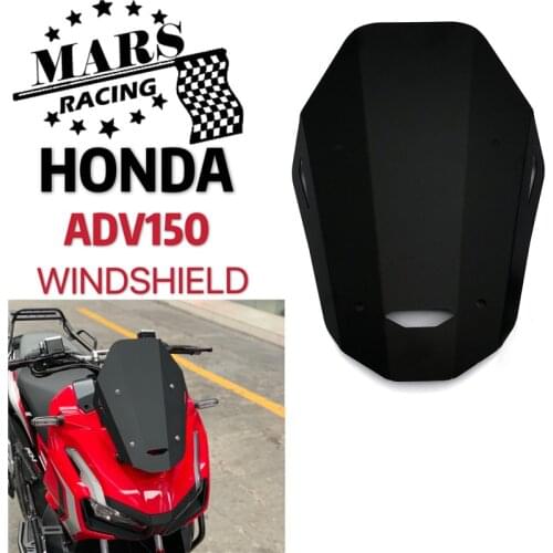 Motorcycle Aluminum CNC WindScreen Windshield Wind Deflector Viser VIsor Fit For Honda ADV 150 ADV-150 2019-2020 adv150 19‘20