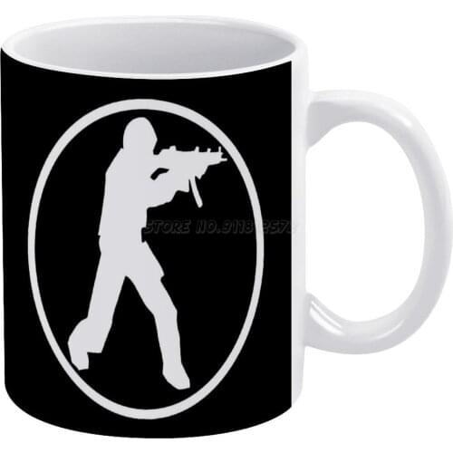 CSGO White Mug Coffee Mug Afternoon Tea Christmas Cups Ceramic Mug 330ml for Coffee Csgo Counter Strike Counterstrike Games Pc M