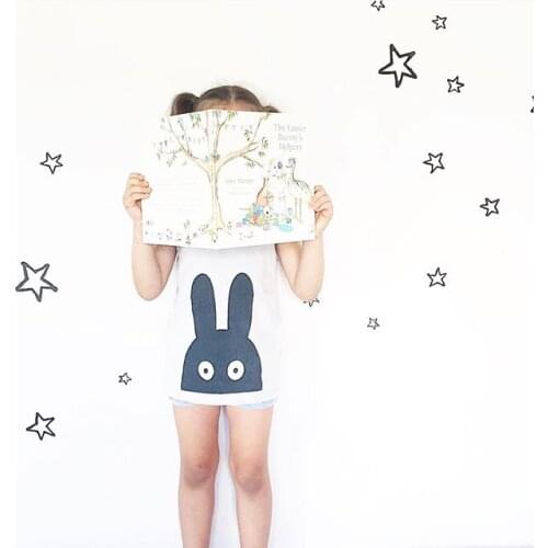 Furnishing custom ins star background wall decal stickers children bedroom decorative ECO pvc stickers