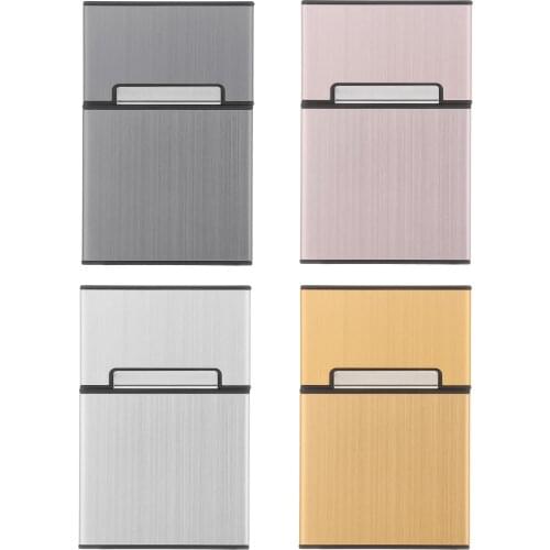 Elegant 20 Cigarette Case Pack Cover] Regular Size Holder Accessory for Men