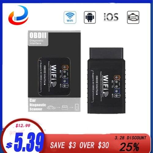 ELM 327 V1.5 WIFI OBD2 Scanner ELM327 obd wifi OBD 2 OBD2 Car Auto Diagnostic Scan WI-FI ODB2 elm327 Code Reader For Android/iOS