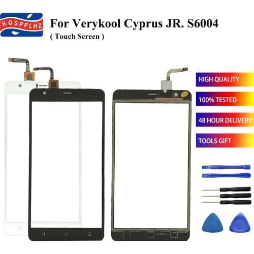 KOSPPLHZ Mobile Phone Touch Screen Touch Panel For Verykool Cyprus jr. S6004 Touch Screen Glass Cyprus 11 S6005 S 6004 + tools
