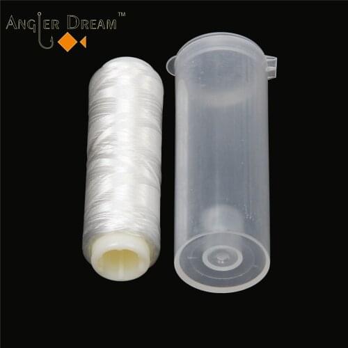Fly Tying Material Bait Elastic Thread Sea Fishing Tying Material 0.2mm 656FT Per Spool Stretchy Invisible Sea Fishing Line