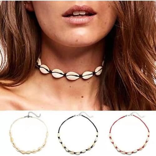 Fashion Personality Womens Necklace Creative Retro Simple Hand-Woven Shell Necklace 2021 Trend New Product Party New Gift