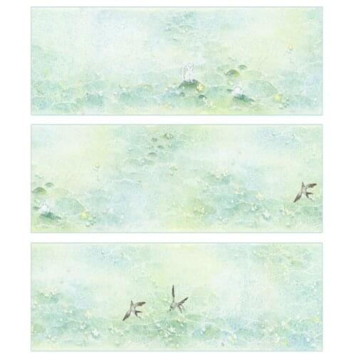 New Sep 5m Green Water Washi Tape