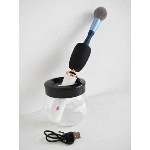 2021 new makeup brush cleaner electric quick-drying rechargeable USB interface professional cleaning makeup brush two color