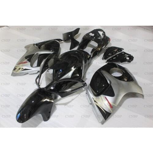 For Suzuki GSXR1300 2008 - 2014 Fairing Gsx 1300R 2008 Plastic Fairings GSX R1300 12 13 Black Silver Fairings