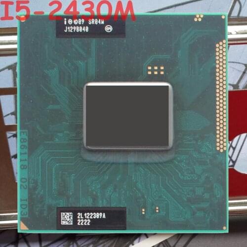 Original Intel Core i5 Mobile cpu processor I5-2430M 2.4GHz L3 3M dual core Socket G2 / rPGA988B scrattered pieces i5 2430M