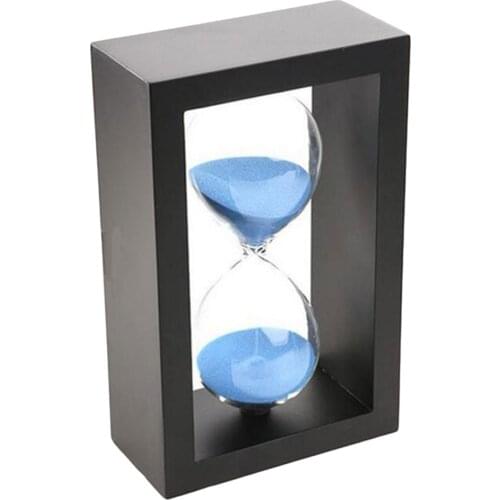 25 Minutes Sand Timer Kitchen Yoga Hourglass Home Decoration Kids Toy Blue