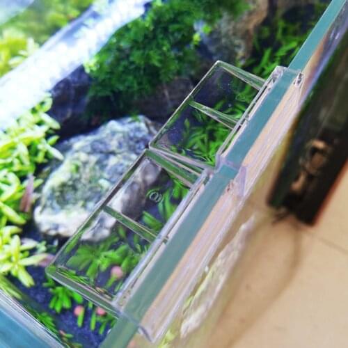 4pcs Aquarium Acrylic Bracket Fish Tank Lid Stand Clamp Cover Clear Aquarium Fish Tank Plastic Clips 6mm 8mm 10mm 12mm