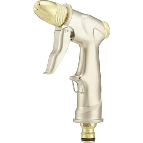 Garden Watering Hose Nozzle Sprayer High Pressure Metal Spray Foam Water Gun 5 Modes Spraying For Plants and Lawn Car Wash