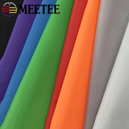 Meetee 100/200X150cm 63D TPU Film Waterproof Fabric Machine Washable Bag Urine Pad Sewing Polyester Fabric DIY Apron Material
