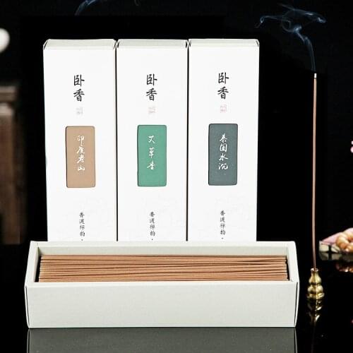 Tibetan Incense Sticks 21cm Stick Incenses Soothe 200g LaoShan Sandalwood Bulk 1.8mm Wormwood Chinese Line Incense Buddhist