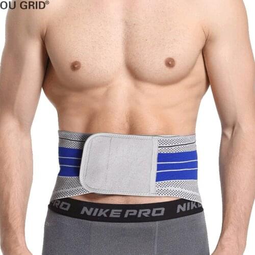 Care Back Brace - Lumbar Support Belt - Wide Protection, Adjustable Compression & Breathable - for Gym, Posture, Lifting, Work