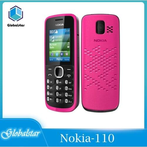 Nokia 110 Refurbished original 110 FM Radio unlocked dual sim card Good Quality Mobile Phone one year warranty refurbished