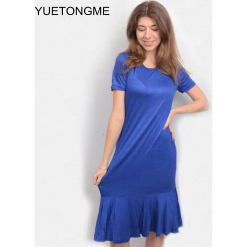Летние платья с коротким рукавом YUETONGME China At AliExpress