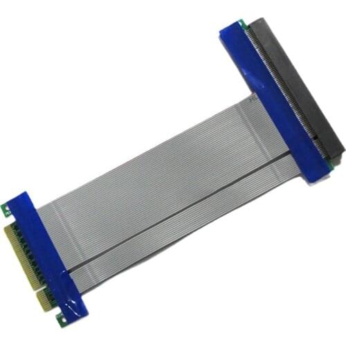 1PC New PCI Express PCI-E 8X to 16X Slot PCIE Riser Card Extender High Speed Flex Flexible Video Card Extension Cable