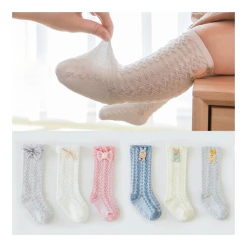 3 Pairs Kids Cotton Socks 2021 Unisex Cartoon Pattern Stocking Baby Medium Tube Socks For Spring Autumn 0-5 Years