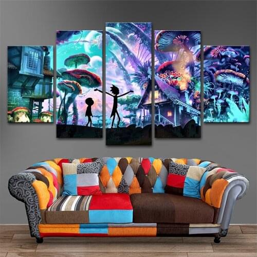 5pcs/set,Full Square Drill 5D DIY Diamond Painting"Cartoon characters"3D Embroidery Cross Stitch Mosaic Rhinestone Decor