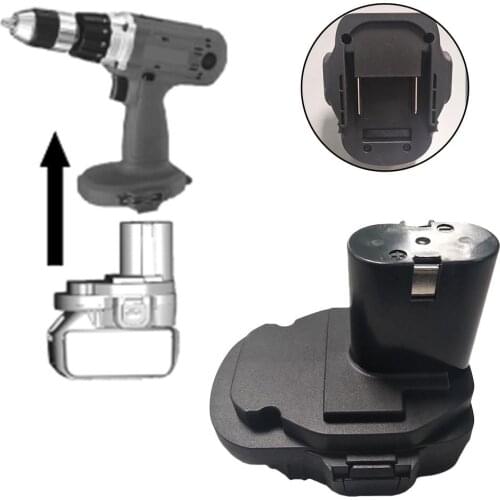 Cordless Power Tool Replacement Batteries Battery Charging 18V Battery Adapter Black ABS Adapter Durable Power Tool Supplies