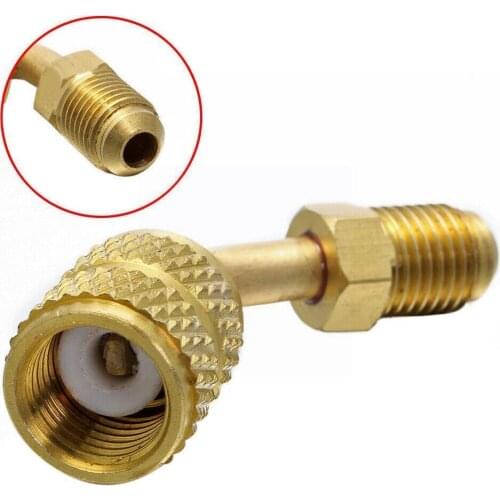 Refrigeration Tool Air Conditioning Safety Valve Adapter Inch Thread Usage Material Good Durable Quality Charging Hose Valv U9M7