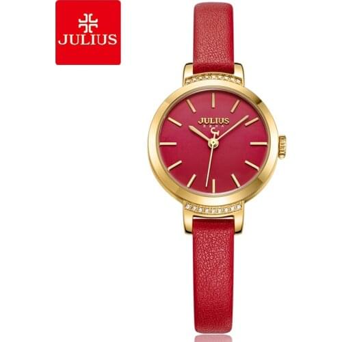 Julius Discount Designer Watches For Women Branded Watch Waterproof Bracelet Watch Wristband Whatch Red Hot Clock Reloj JA-1002