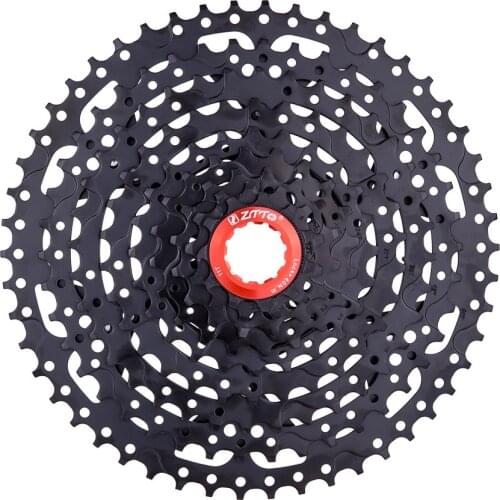 ZTTO 9 Speed 11-50T Cassette Black 9Speed 50T Freewheel 11-50 9s K7 Sprocket Compatible MTB Mountain Bike M430 M4000 M3000