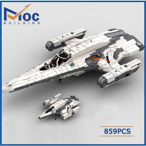 Interstellar Mocha Empire Couier Spaceship Building Block MOC Star Destroyer Assembly DIY Bricks Children Xmas Toys