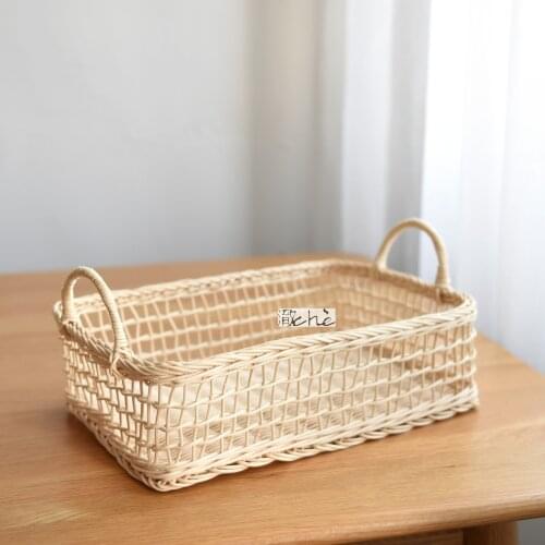 Cane hand receive party basket receive a fruit basket of bread baskets of Japanese home decoration magazine