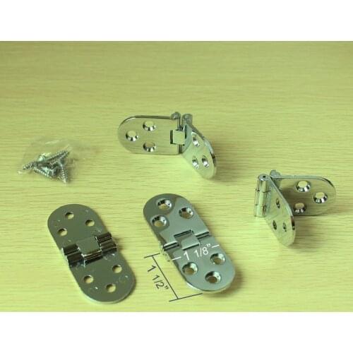79x30mm Folding Table Hinge Round Hinge with Screws
