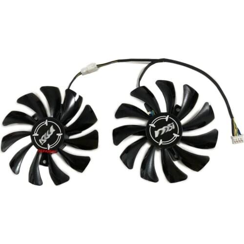 GPU VGA Cooler Graphics Card fan For YESTON P106 GTX 1060-6G D5 GA RX 480 4G D5 GA SPARKLE RX570 4G D5 Cards cooling