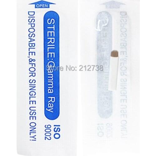 0.20mm 100pcs U18 Pin Needles Blade For Permanent Eeybrow Tattoo Needle Manual Beauty Makeup Microblading Blades