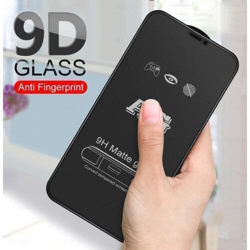9D Full Glue Matte Glass For IPhone 13 Pro Max 12 Mini 11 X XS XR Aifon Aphone 6 7 8 Plus Cover Screen Protector Protective Film