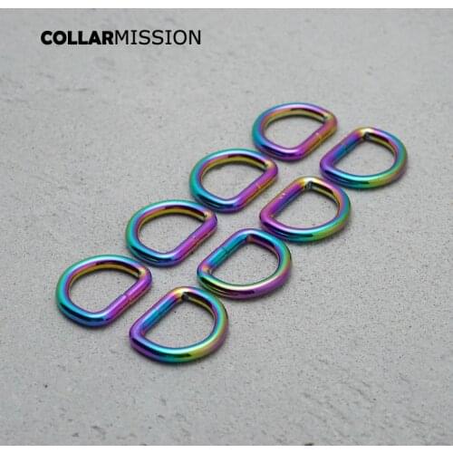 Retailing 20mm metal non-welded adjustable D Rings for backpacks straps shoes bags dog collar buckles DIY accessorie DK20CH