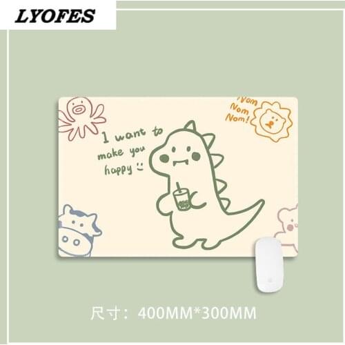 Cute Mouse Pad Office Accessories Deskpad Gaming Desk Writing Desk Mats Kawaii Mouse Pad Gamer Laptop Mat for Mouse Mice 40x30cm