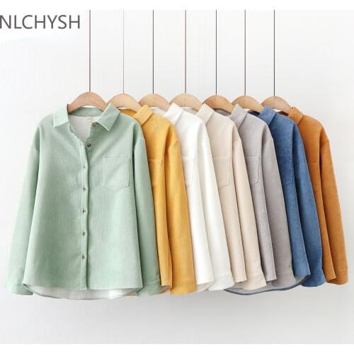 Женские вельветовые рубашки NLCHYSH China At AliExpress