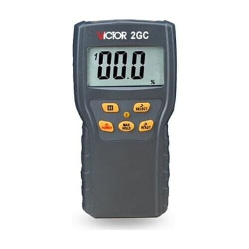 NEW VICTOR 2GC Digital Grain Moisture Meter Tester Temperature Compensation 2%~31%RH, Resolution 0.5